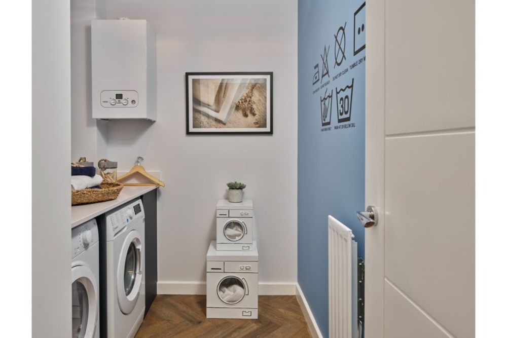 Typical utility room from another Crest Development