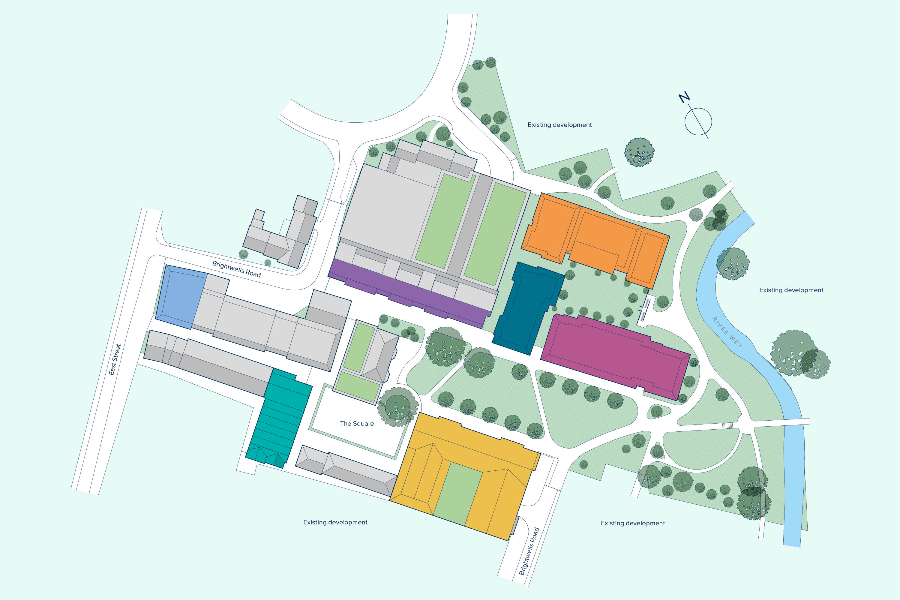 Brightwells Yard plan