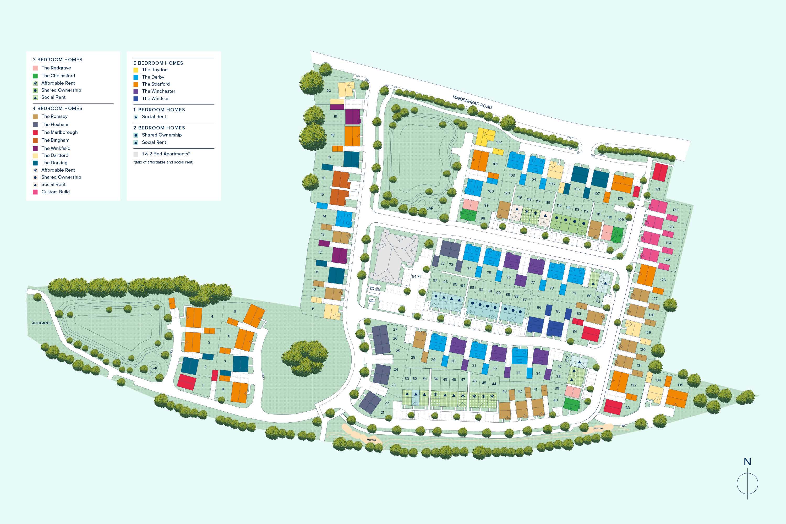 Windsor Gate plan