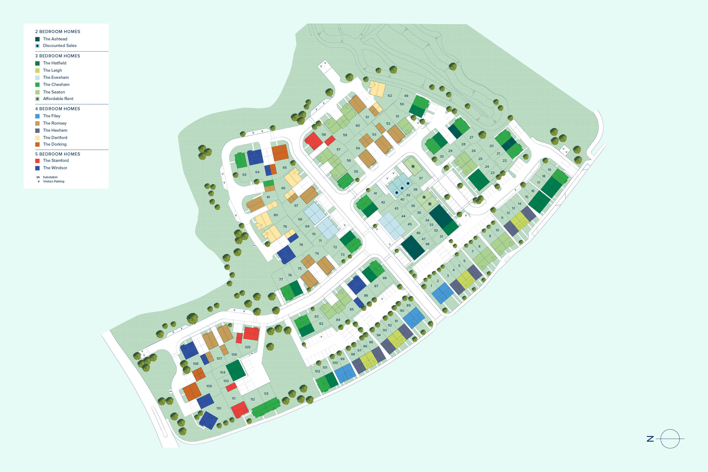 Curbridge Meadows plan