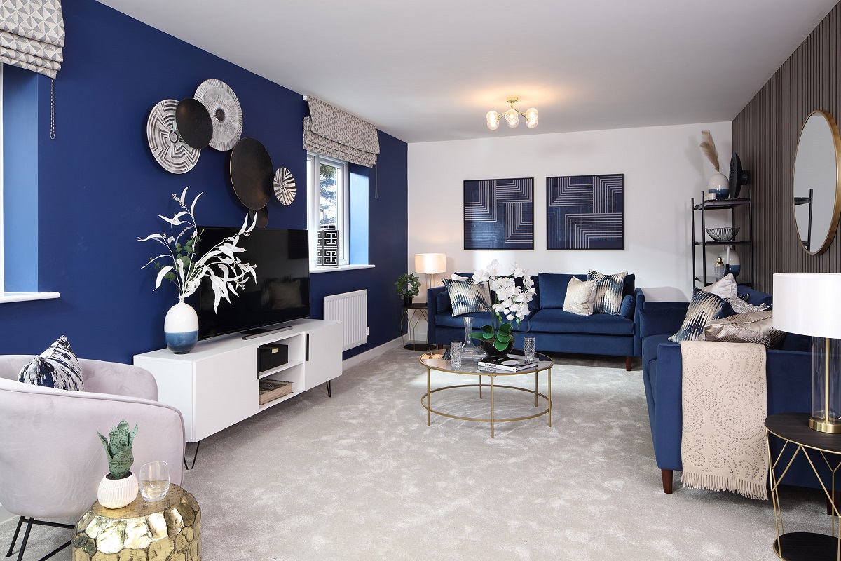 new homes in Warwick - The Marlborough Living Room - Montague Point