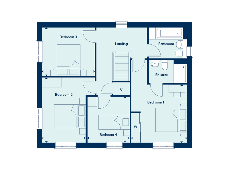 Home 116: The Cedar | Green Acres at Alrewas | Crest Nicholson