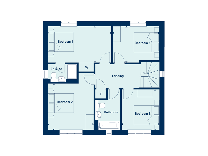 Home 39: The Bingham | Ludlow Green | Crest Nicholson