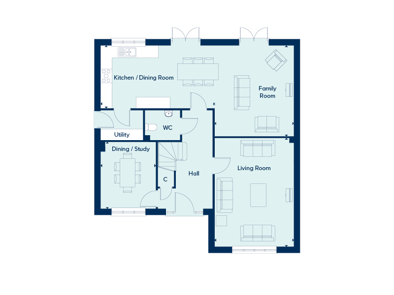 Home 6: The Tindall | Green Acres at Alrewas | Crest Nicholson