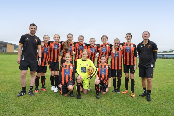 Line up of the Wellington Wildcats in their new kit