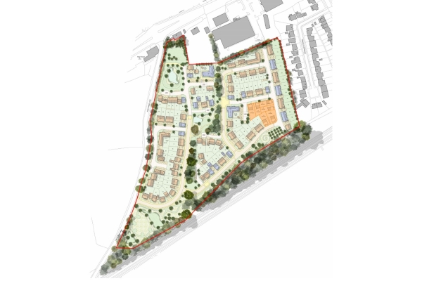 Site plan of Brentwood development