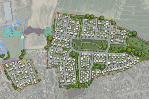 Site plan for Bridgnorth Edge