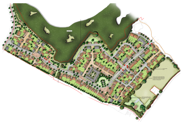 Site plan of Captains Green, Finberry